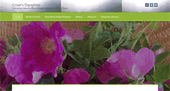 Desktop Screenshot of crowsdaughter.com